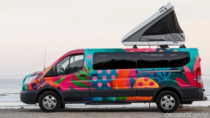 A discontinued camper rental business is liquidating its entire inventory of custom vans.