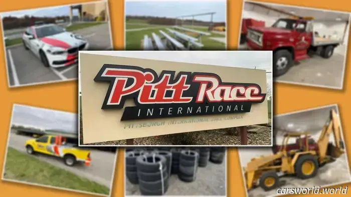 The closing racetrack is in the process of liquidating its vehicles and equipment.