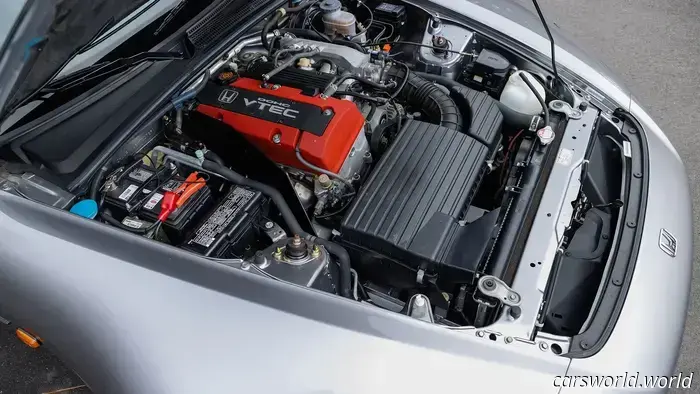 This 25-year-old Honda S2000 has never been registered and was recently sold for $95,000.