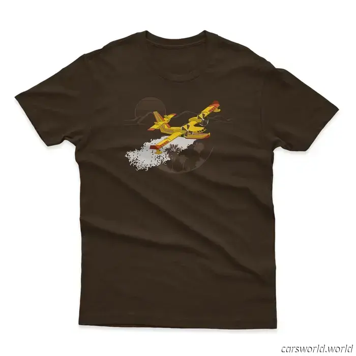 This Cool Water Bomber Shirt Supports Victims of California Wildfires and Firefighters.