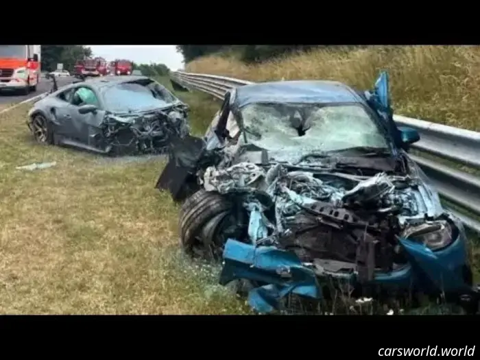 Porsche GT3 RS contra BMW: accidente en Nurburgring provoca una gran explosión, Stokes inicia juego de culpas