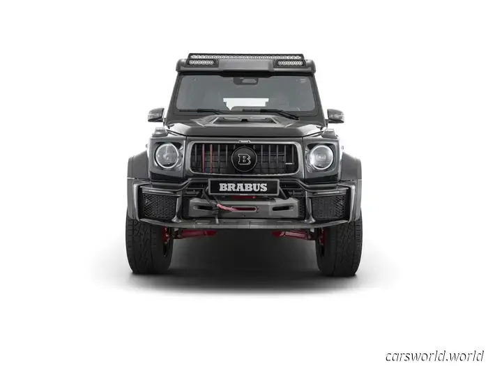 This two-story light bar was designed specifically for a $1.3 million Mercedes G-Wagon.