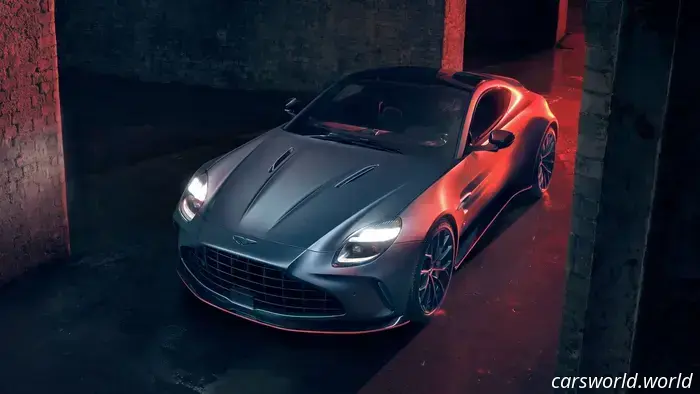 El Aston Martin Vantage S de 2026 tiene un splitter que a los aficionados del Hellcat les encantará