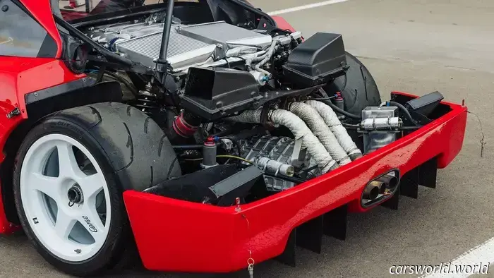 Выставленный на продажу Ferrari F40 был превращен легендой Геймерского спорта в Гоночный автомобиль