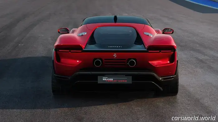 Ferrari Testarossa возвращается с 1 036 л. с. и задним антикрылом из 70‑х годов