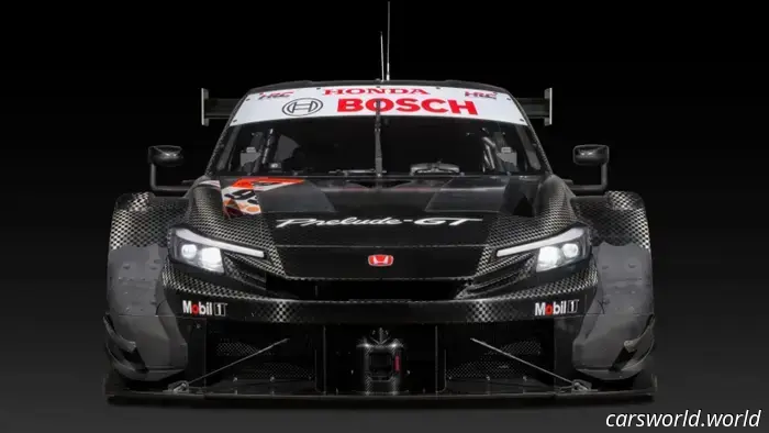 La Honda Prelude sembra pazzesca come un'auto da corsa Super GT da 650 CV