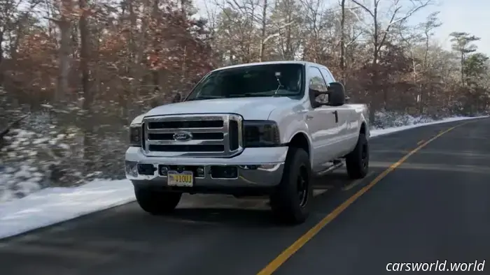 20-Year-Old Ford Super Duty Revived with 7.3L Godzilla V8 Engine Swap