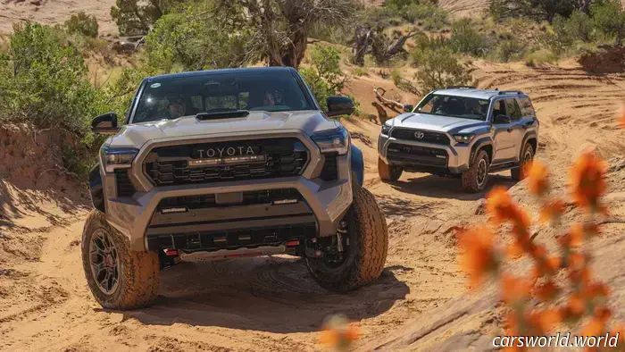Comparing the Toyota Tacoma, 4Runner, and Land Cruiser in Moab: A Look at Their Performance