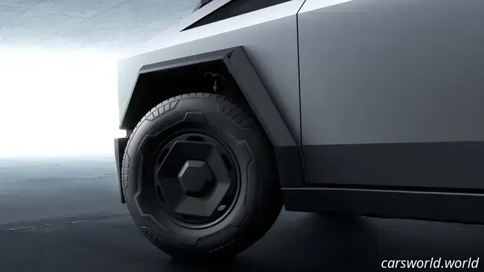 Las Ruedas De la Nueva Base Tesla Cybertruck Son la Primera Parte Que Me Gustó De the Stupid Thing