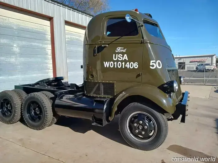 Dual-Engine 1941 Ford Trucks Designed for Transporting B-24 Bomber Components Priced at $1.25 Million