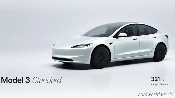 Tesla Model 3 за 40 тысяч долларов — единственный новый автомобиль, продаваемый в США, с ручными боковыми зеркалами.