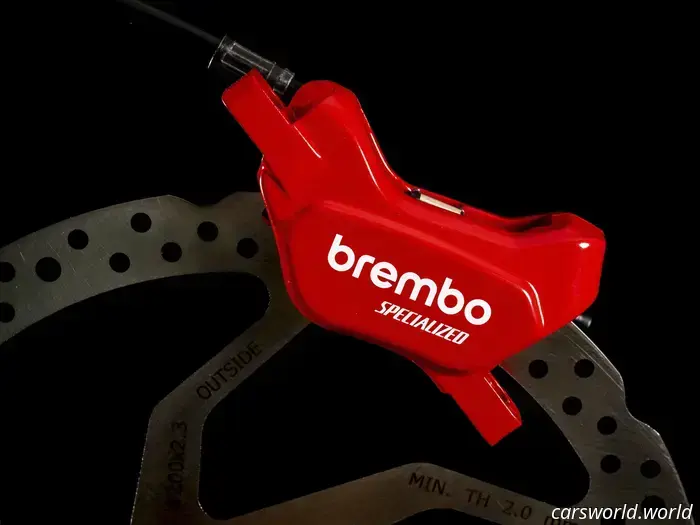 Brembo brakes are being introduced to mountain bikes now.