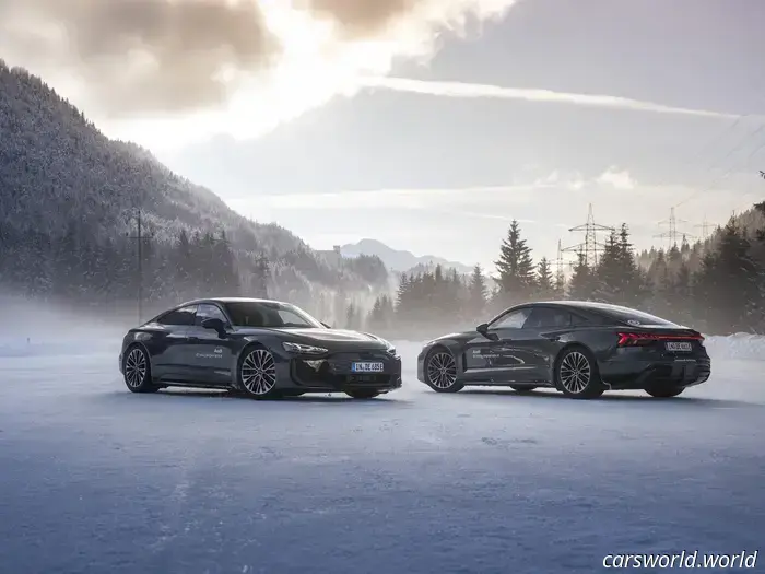 Cómo realizar un derrape con un Audi de 900 CV en hielo sin chocar.