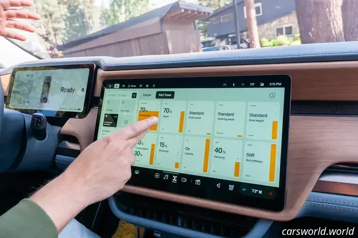 Il RAD Tuner di Rivian è come un equalizzatore per il sistema di propulsione della tua EV