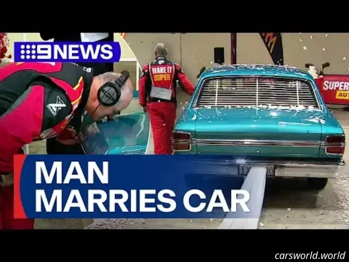 Buon San Valentino a questo ragazzo che ha appena "sposato" la sua Ford Falcon del 1971