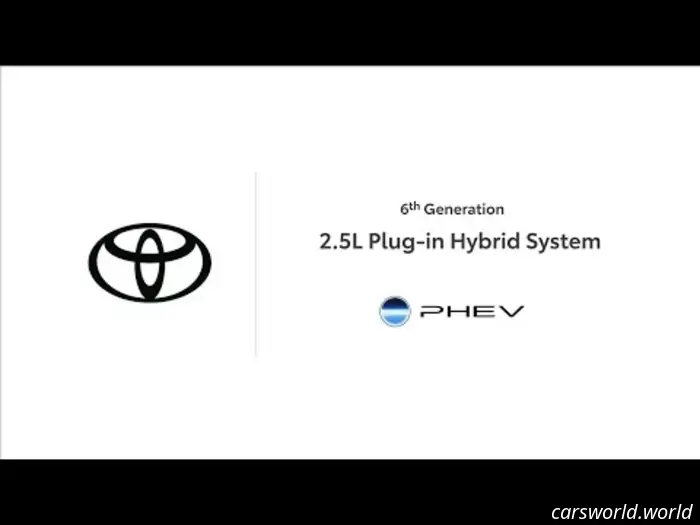 What is a V8 engine doing in Toyota's latest hybrid explainer video?