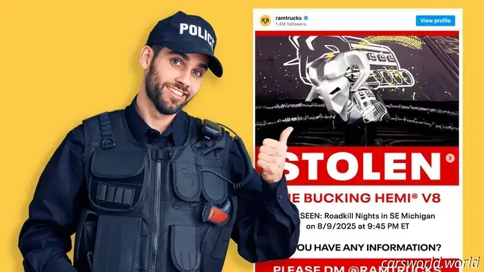 Non rubato: il presunto furto dell'Hemi ribelle del Ram era tutta una bufala, dice lo sceriffo.