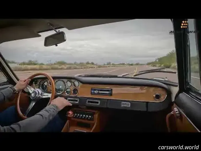 This exceptionally rare Italian muscle car is powered by a V8 from a Pontiac G8.