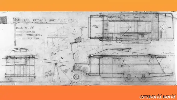 Frank Lloyd Wright’s Overlooked Food Truck Concept Inspired a New Airstream Trailer.