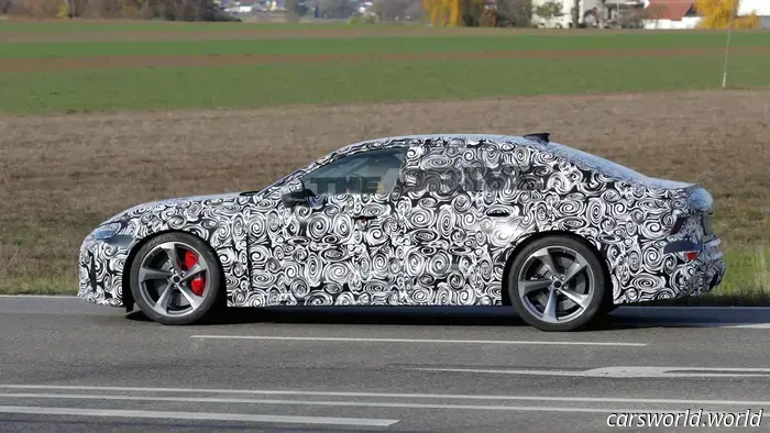 Subscribe to Spyglass: The insider scoop, delivered straight to your inbox.

Your exclusive glimpse into upcoming vehicles and secret prototypes, directly from our spy photographer.

Like many, we appreciate V8-powered wagons. The Audi RS6 is undeniably impressive (even if it weighs as much as a small train), and we’re encouraged by Audi’s recent indications that this formula will continue. Even more exciting are the fresh spy shots of the German powerhouse’s successor.

As if that wasn't exciting enough, our spies have shared more promising news this morning: the RS6 wagon isn’t the only variant returning for 2027; the sedan will be back as well! As a proud member of the sport sedan community (and a Cadillac owner), I’m particularly excited about this development.

We’ve already spotted the new RS6 Avant on two occasions—once for each of the super-wagon’s powertrain options (yes, an electric version is reportedly in the works). A quick look at this prototype clearly identifies it as the RS variant. The distinctive wheel and brake setup is a significant indication, but the flared fenders and open vents, accompanied by oval exhaust tips at the rear, really emphasize its identity. Plus, I must say, it appears pleasantly compact. That’s the 2025 model for you.

Am I imagining things, or is there a hint of early-2000s Subaru Legacy in that rear design? I mean that positively; the 2006 Spec.B showcased an elegant design with clean lines and none of Subaru’s usual exaggerated rally attributes. If I tilt my head a bit, I also see a touch of Saab back there.

Given Audi’s typical release schedule, it may take another year or two before we see any of these variants in the U.S.—and let's face it, the likelihood of the electric model making it here is very slim.

There was a time when the new RS6 Avant was expected to be solely electric, but with the current state of affairs, that plan has been put aside. We reported in June that Audi is likely pursuing a plug-in hybrid version of its 4.0-liter twin-turbo V8. Since both gas-powered prototypes have shown decals suggesting they are equipped with hybrid batteries, this seems to be a certainty.

Have a news tip? Reach out at [email protected]!