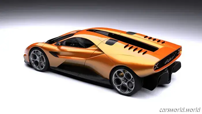 The GP1 resembles a compilation album of the finest analog supercars.