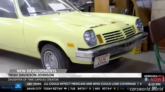 Nuovo di zecca, Chevrolet Vega del 1975 emerge dalla più grande capsula del tempo del mondo dopo 50 anni