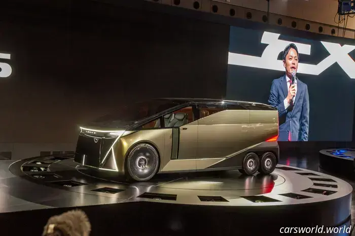 Ecco perché Lexus ritiene che sia giunto il momento dei furgoni a sei ruote