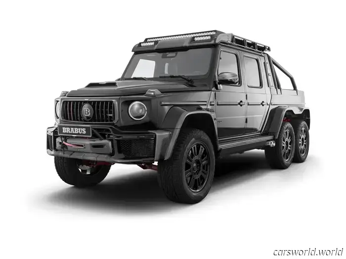 This two-story light bar was designed specifically for a $1.3 million Mercedes G-Wagon.