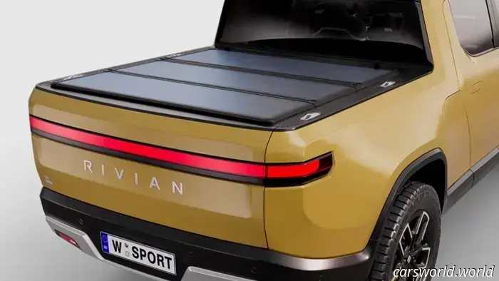 Ahora puedes conseguir una cubierta tonneau solar para tu Rivian R1T