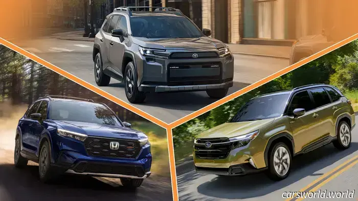 2026 Toyota RAV4 vs Honda CR-V Hybrid vs Subaru Forester Hybrid: A Comparison of Specifications