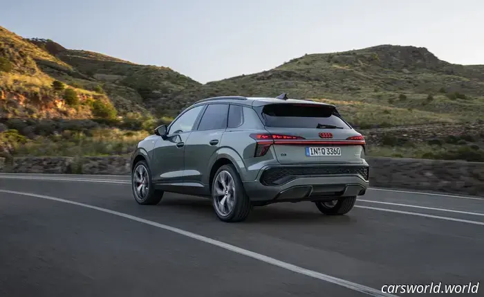 Prima prova su strada della Audi Q3 2026: l'allestimento base non deve per forza essere scadente