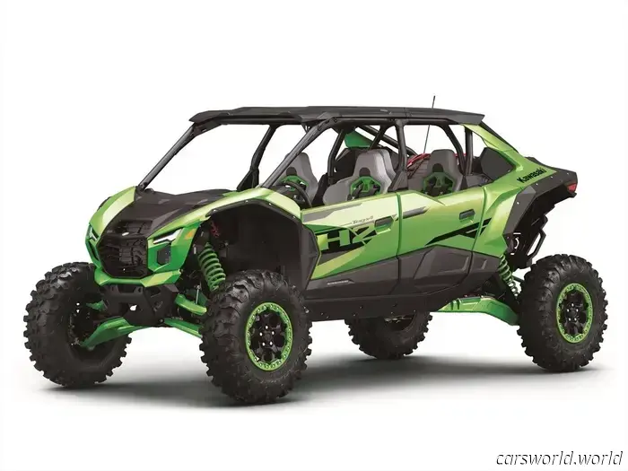 La nueva UTV sobrealimentada de Kawasaki genera 250 CV con un motor de motocicleta Ninja.