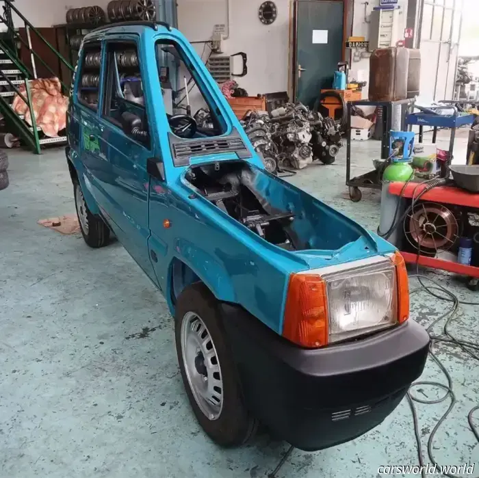 Невозможно худое создание Fiat Panda вызывает у нас дискомфорт, но вызывает и восхищение