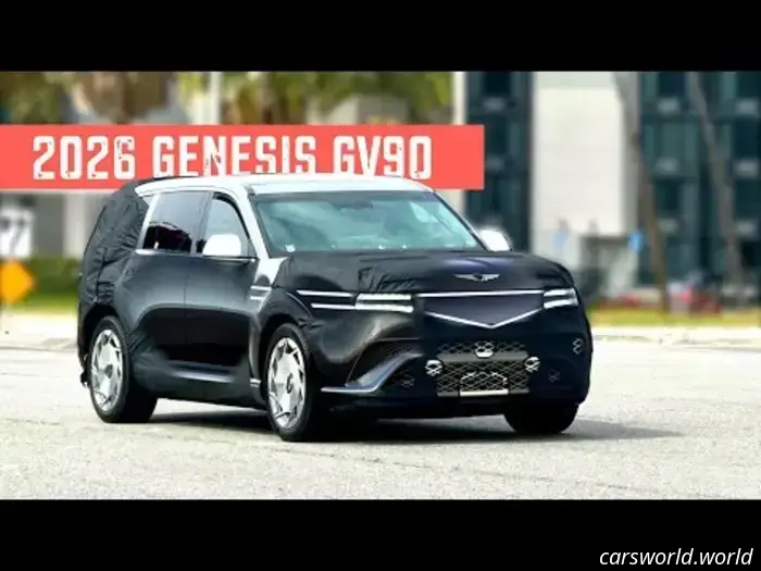 Prototype of Genesis GV90 Indicates That Suicide Doors May Arrive Soon Rather Than Later