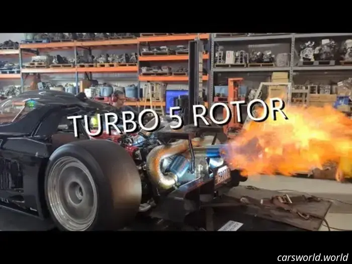 Custom-Built Five-Rotor Supercar Produces 1,120 WHP on the Dynamometer