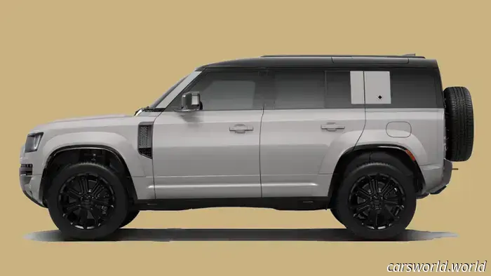 Land Rover's latest Defender race car features a 145-gallon fuel tank and a special ‘Flight Mode’ for performing jumps.