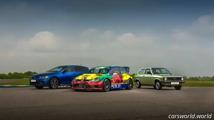VW возвращает Harlequin Polo в качестве раллийного автомобиля для езды по гравию