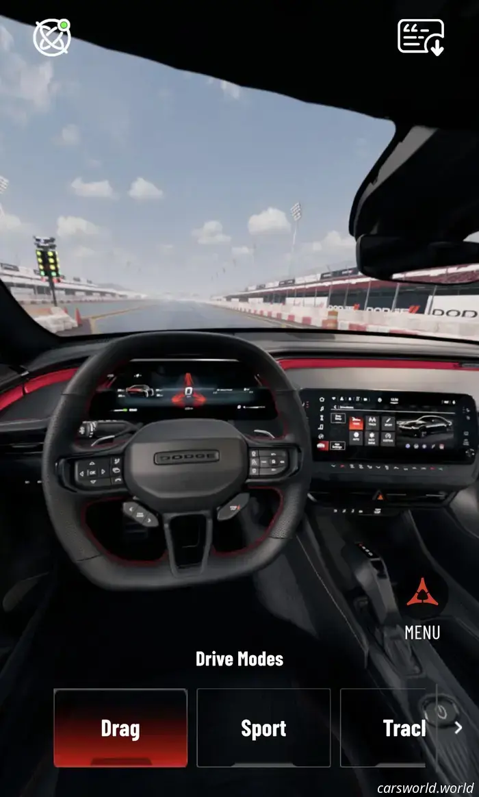 El Nuevo Sitio Web del Charger Daytona de Dodge Parece un CD-ROM Promocional De 1999