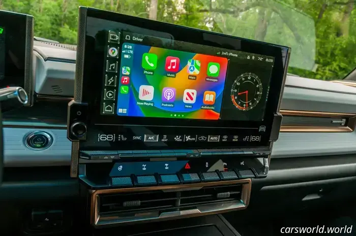 GMC Hummer EV Discreetly Drops Apple CarPlay for 2026