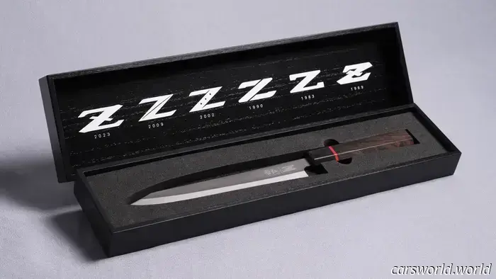 Nissan e il leggendario chef Hiro collaborano su un coltello da sushi di precisione Z Nismo