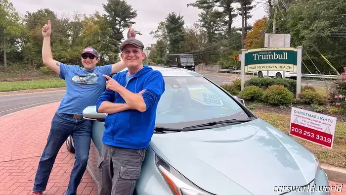 These individuals dedicated 5 hours to circling a roundabout for charity and were only stopped by the police twice.