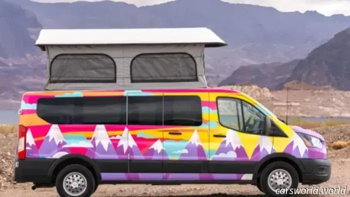 A discontinued camper rental business is liquidating its entire inventory of custom vans.
