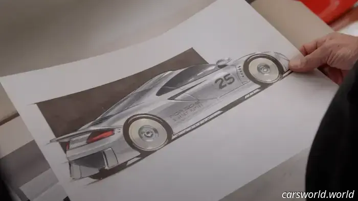 Unseen Porsche Carrera GT Sketch Reveals It Was Close to Being a Coupe
