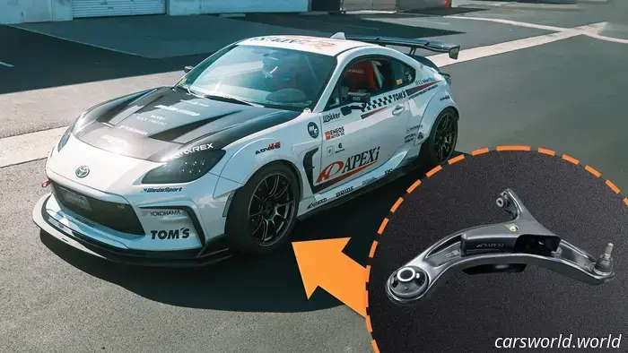 Intelligente Toyota GR86, Subaru BRZ Bolt-Ons girare bracci di controllo in refrigeratori dei freni