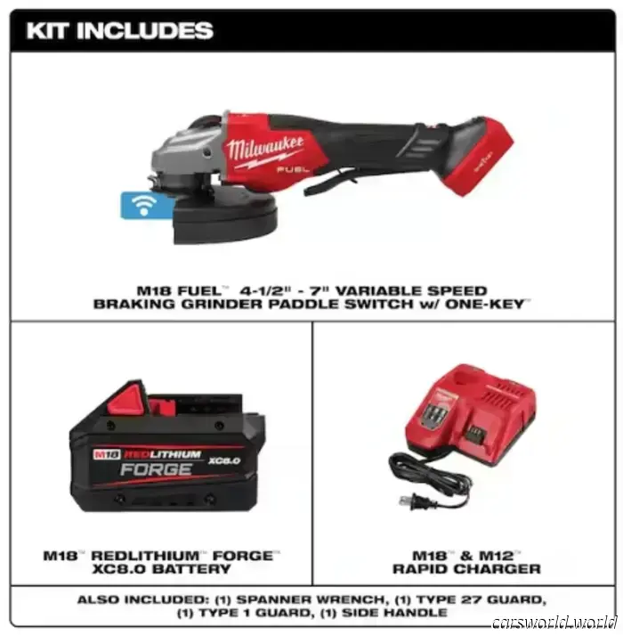 Risparmia $290 su un kit Milwaukee con smerigliatrice, batteria e caricabatterie da The Home Depot per un altro giorno