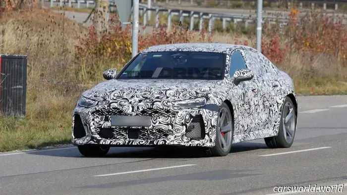 Subscribe to Spyglass: The insider scoop, delivered straight to your inbox.

Your exclusive glimpse into upcoming vehicles and secret prototypes, directly from our spy photographer.

Like many, we appreciate V8-powered wagons. The Audi RS6 is undeniably impressive (even if it weighs as much as a small train), and we’re encouraged by Audi’s recent indications that this formula will continue. Even more exciting are the fresh spy shots of the German powerhouse’s successor.

As if that wasn't exciting enough, our spies have shared more promising news this morning: the RS6 wagon isn’t the only variant returning for 2027; the sedan will be back as well! As a proud member of the sport sedan community (and a Cadillac owner), I’m particularly excited about this development.

We’ve already spotted the new RS6 Avant on two occasions—once for each of the super-wagon’s powertrain options (yes, an electric version is reportedly in the works). A quick look at this prototype clearly identifies it as the RS variant. The distinctive wheel and brake setup is a significant indication, but the flared fenders and open vents, accompanied by oval exhaust tips at the rear, really emphasize its identity. Plus, I must say, it appears pleasantly compact. That’s the 2025 model for you.

Am I imagining things, or is there a hint of early-2000s Subaru Legacy in that rear design? I mean that positively; the 2006 Spec.B showcased an elegant design with clean lines and none of Subaru’s usual exaggerated rally attributes. If I tilt my head a bit, I also see a touch of Saab back there.

Given Audi’s typical release schedule, it may take another year or two before we see any of these variants in the U.S.—and let's face it, the likelihood of the electric model making it here is very slim.

There was a time when the new RS6 Avant was expected to be solely electric, but with the current state of affairs, that plan has been put aside. We reported in June that Audi is likely pursuing a plug-in hybrid version of its 4.0-liter twin-turbo V8. Since both gas-powered prototypes have shown decals suggesting they are equipped with hybrid batteries, this seems to be a certainty.

Have a news tip? Reach out at [email protected]!