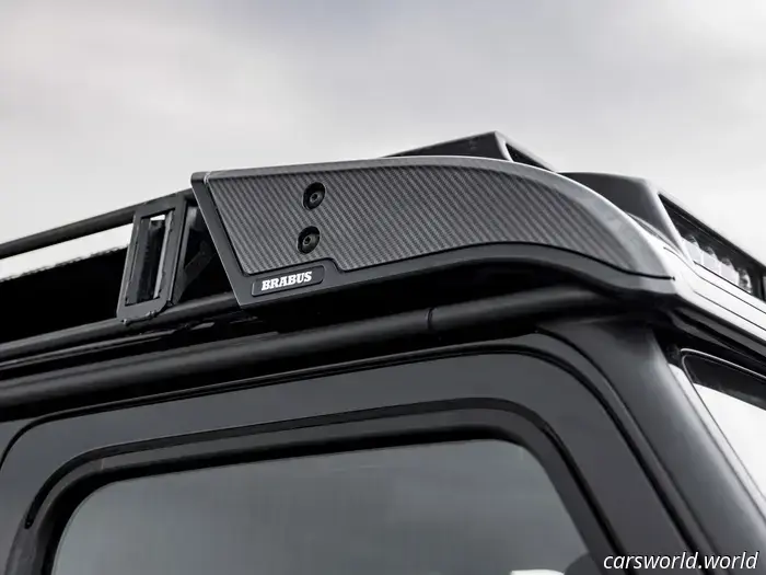 This two-story light bar was designed specifically for a $1.3 million Mercedes G-Wagon.