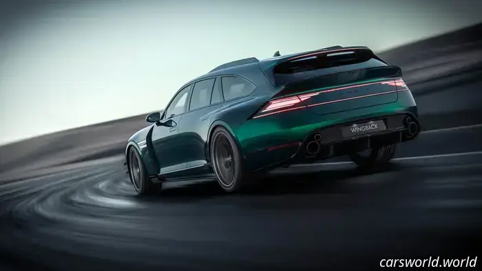 The Genesis G90 Wingback Wagon Concept Demonstrates That Magma Is More Than Simply a Color.