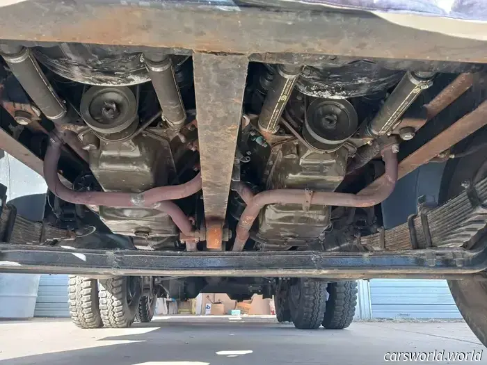 Dual-Engine 1941 Ford Trucks Designed for Transporting B-24 Bomber Components Priced at $1.25 Million