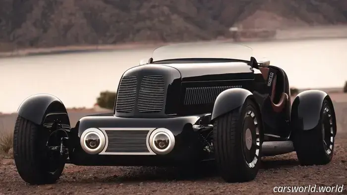 L'hot rod Art déco di Edsel Ford viene rifatto in fibra di carbonio.